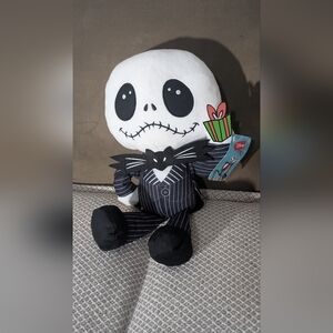 Disney Black and White Plush Toy Jackskellington